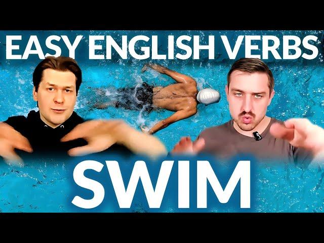 SWIM ‍️ Easy English Verbs | English Comprehensible Input Beginner English Lesson