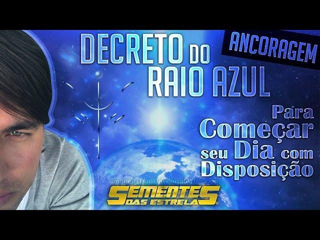 Ancoragem/decreto do raio azul para iniciar o dia com disposição