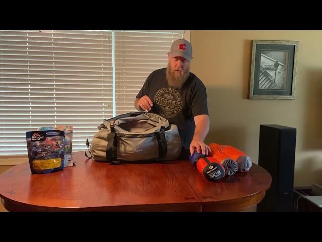 Two person Camping on a Harley Davidson