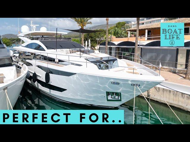 Pearl 95 - This yacht gives you options! - Detailed walkthrough