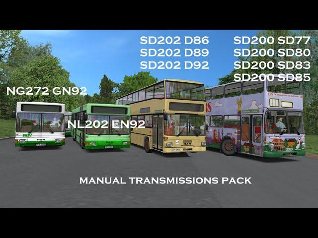 [OMSI 2] MAN SD/NL/NG Manual Transmissions Pack