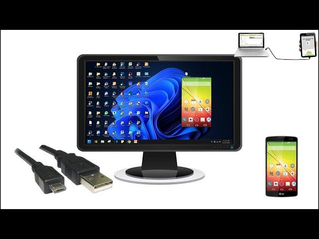 KOMPYUTERDAN TELEFONNI USB ORQALI BOSHQARISH | APOWER MIRROR