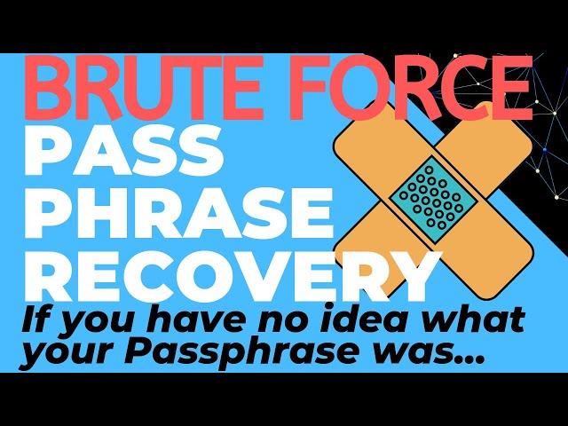 Brute Force BIP39 Passphrase Recovery. (25th Word, Hidden Wallet) Trezor, Keepkey, Ledger