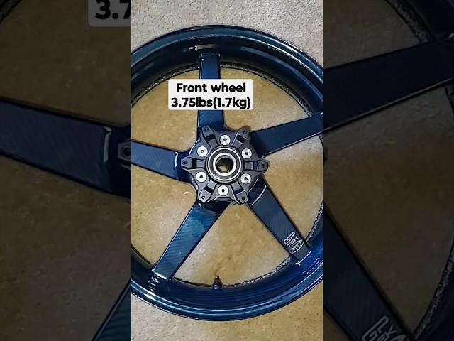 The lightest weight motorcycle wheels available,BST GP TEK in blue!  #carbonfiber #motorcycle #best