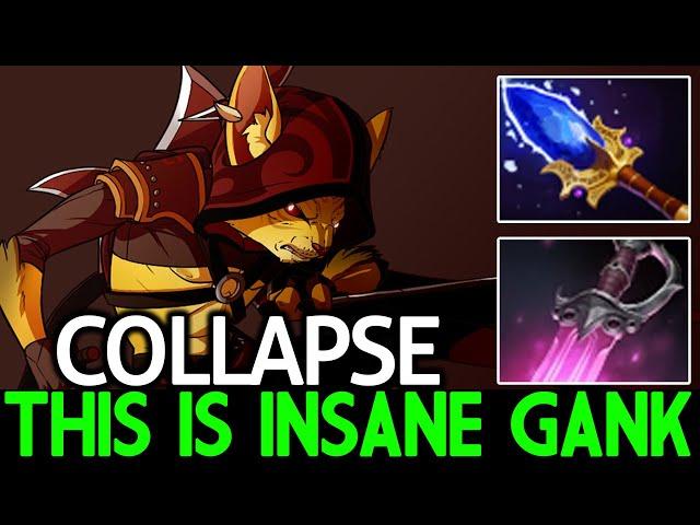 COLLAPSE [Bounty Hunter] This is Insane Gank with Scepter Build Dota 2