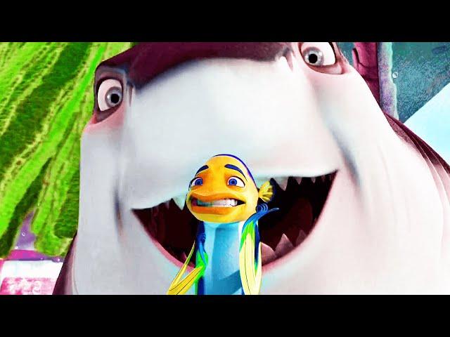 SHARK TALE Clip - "Gangster Shark Chase" (2004)