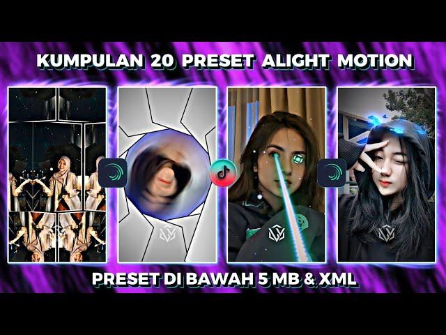 Kumpulan 20 Preset Base Alight Motion Jedag Jedug Viral Tiktok 2022 | Preset Dibawah 5mb & Xml