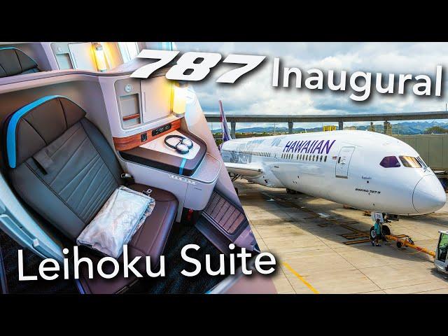 Hawaiian 787 Leihoku Suite | INAUGURAL Flight Trip Report