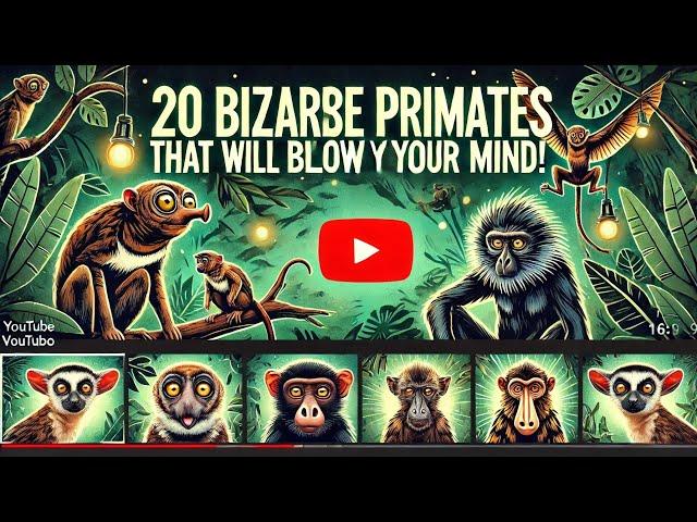 20 Bizarre Primates That Will Blow Your Mind!