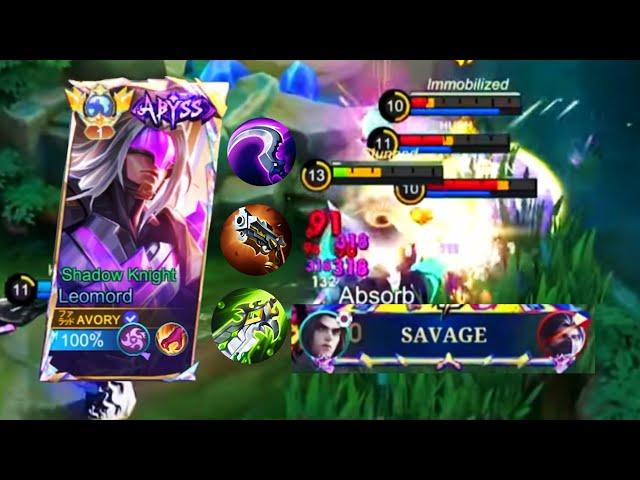 BEST LEOMORD BUILD BY TOP 1 GLOBAL LEOMORD! SAVAGE! - Avory | MLBB