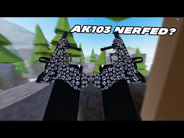 The Newest Aimblox Update NERFED THE AK 103 (Roblox Aimblox)