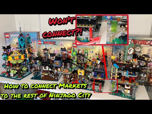 How to Arrange Ninjago City 70620, 70657, 71741, 71799