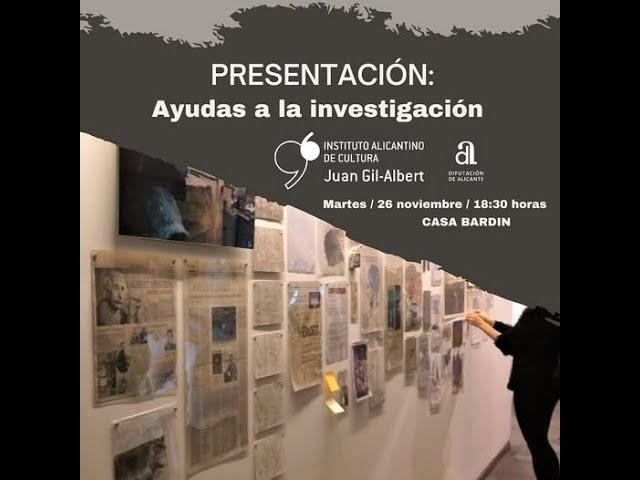 Presentación Ayudas a la Investigación del IAC (I)