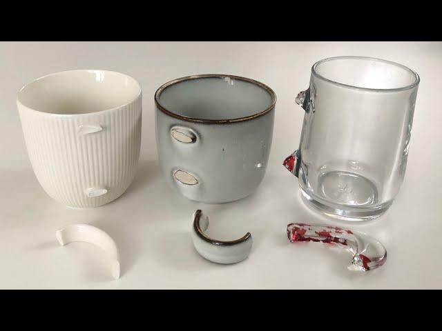 Don't Throw away Broken Mugs and Cups! 2 Great Recycling Ideas!