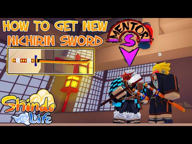 CODE | HOW TO GET NEW NICHIRIN SWORD In Shindo Life...Shindo Life Roblox