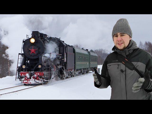 Russian railways: railway preserve in Ostashkov. Meet these legendary Soviet locomotives!