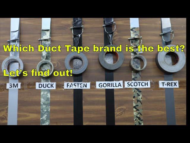 Which Duct Tape Brand is the Best?  Let's find out!