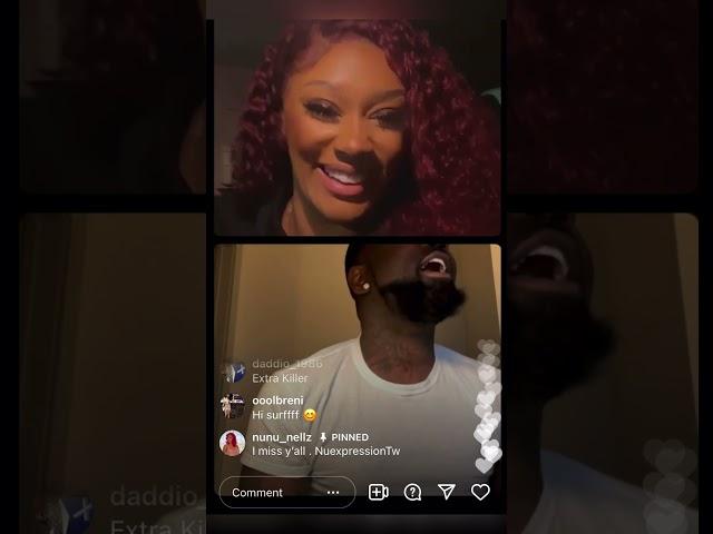 Tsu Surf On IG Live With Chewnu Nellz Playing With New Toy  Chewwy