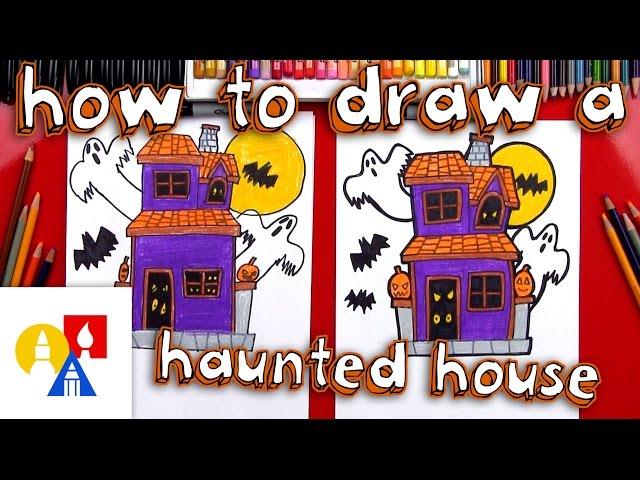 How To Draw A Haunted House