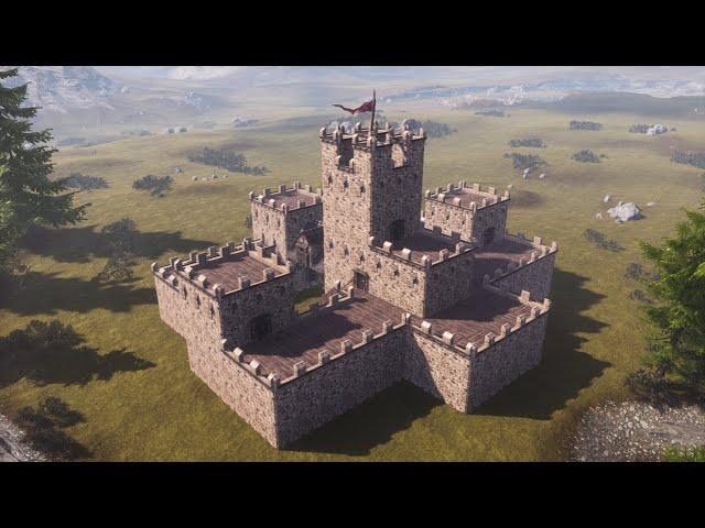 How To Build A Castle [ timelapse ] - Conan Exiles Age of War