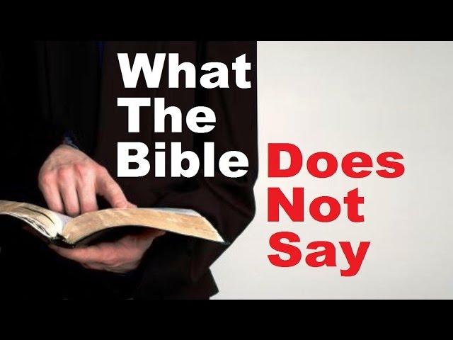 WHAT THE BIBLE DOES NOT SAY – Rabbi Michael Skobac – Jews for Judaism