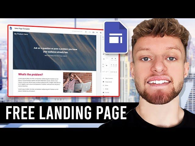 How To Create a Free Landing Page on Google Sites (With Email Opt-In)