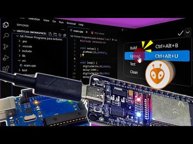 Program Arduino UNO and ESP32 with PlatformIO and Visual Studio Code ¿Better than the Arduino IDE?