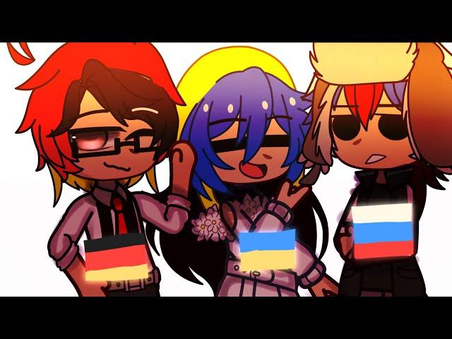 ~sing in..~ meme~ countryhumans~ ft. Germany, Ukraine and Russia~ ~original!!~