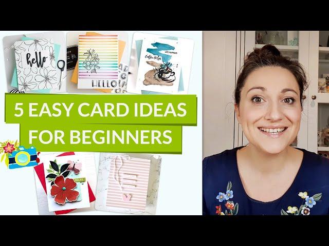 5 Easy Card Making Ideas for Beginners