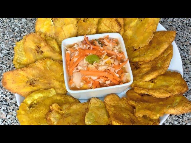 HOW TO MAKE HAITIAN FRIED PLANTAINS RECIPE| BANANN PEZE| HOW TO PROPERLY PEEL A PLANTAIN| TOSTONES