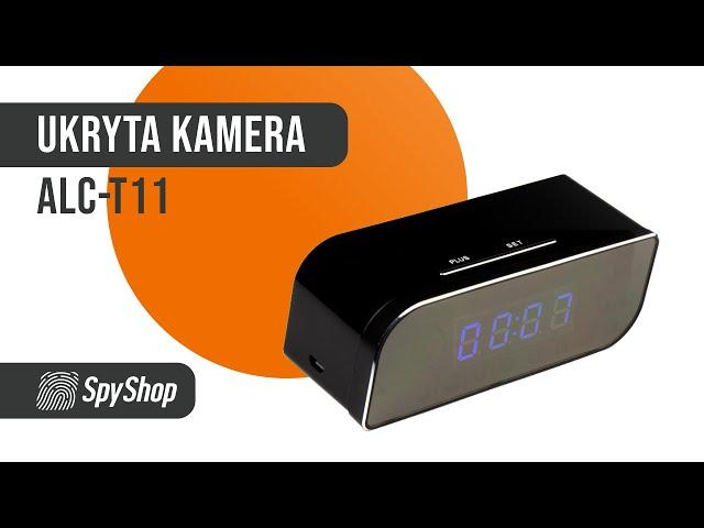 Minikamera IP ukryta w budziku do monitoringu otoczenia w HD - ALC T11 - Spy Shop