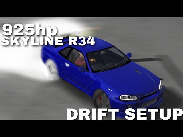 Nissan Skyline R34 DRIFT SETUP 925hp [ Car Parking Multiplayer ]