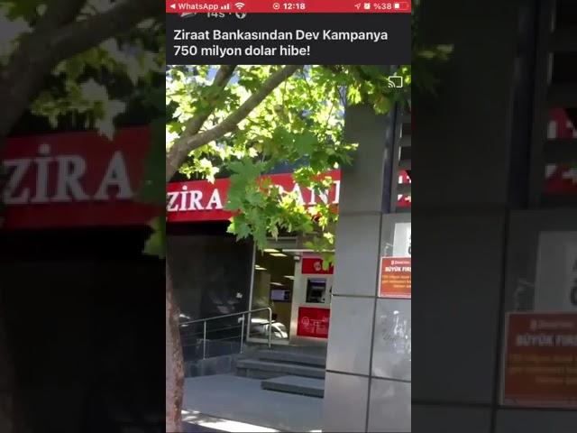 Demirören ve Ziraat bankası (Görüntüler tamamen İroni içerir)