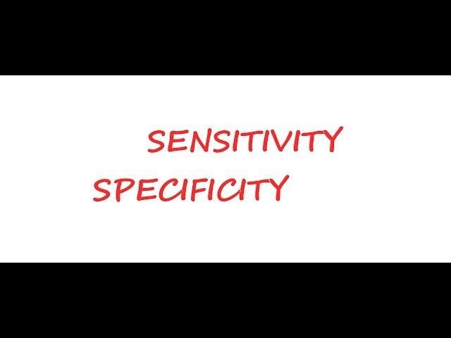 USMLE BIOSTATISTICS - SENSITIVITY AND SPECIFICITY - PART 3 (SPECIFICITY)