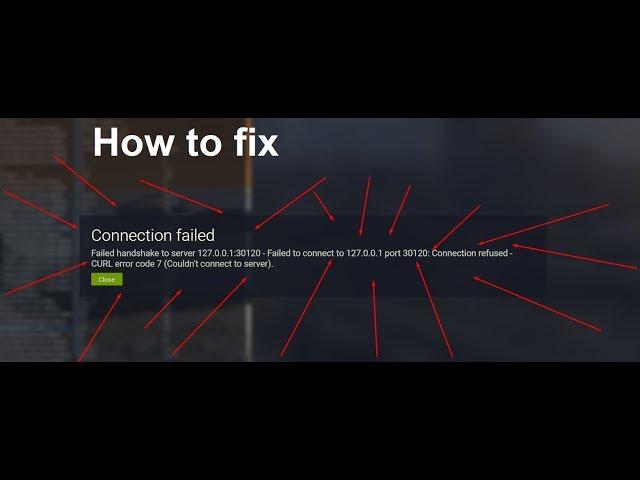 How to fix the error "CURL error code 7" on FiveM server