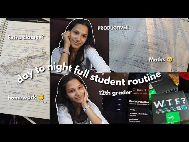 *REAL* after school routine  Tuition & Self study?  Class 12  Commerce  Productive Study Vlog 