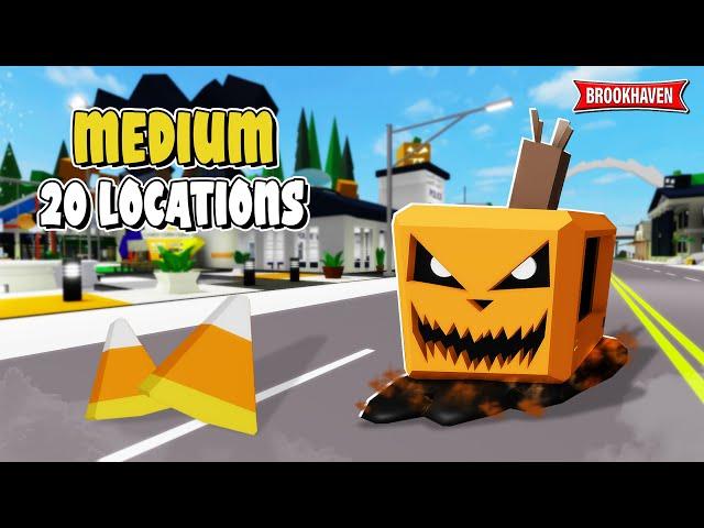 [MEDIUM] ALL 20 CANDY CORN LOCATIONS In Brookhaven (Halloween Events) - Roblox