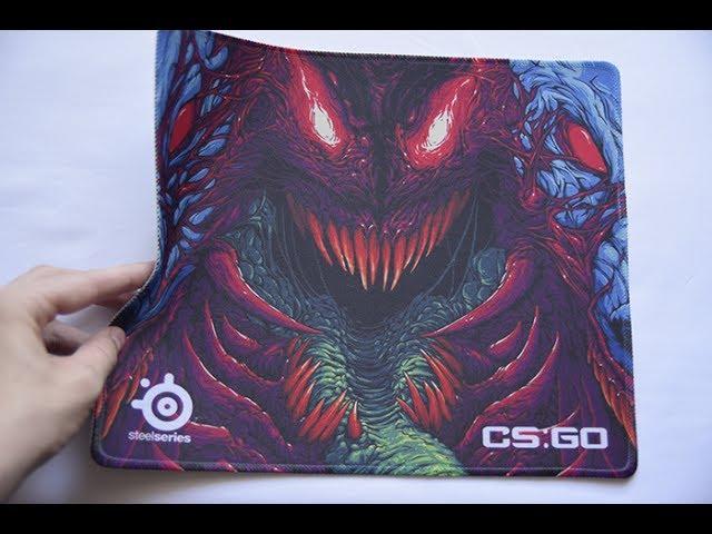 Обзор SteelSeries QcK+ CS GO Hyper Beast Edition