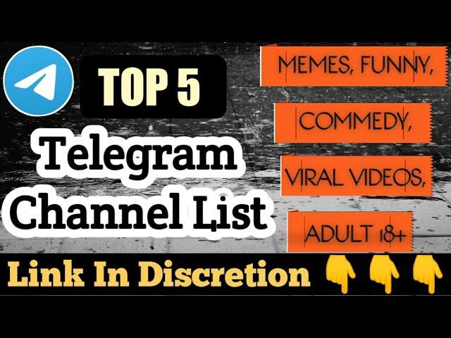 telegram channel link || top 5 meme channel || telegram channel list