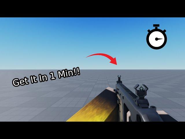 [OUTDATED] How To Get FPS Guns In Less Than A Minute! - Roblox Studio