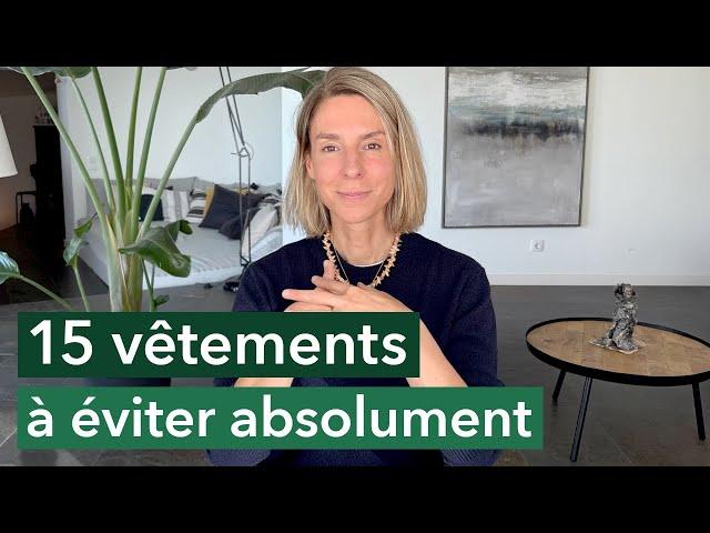 15 vêtements à éviter absolument