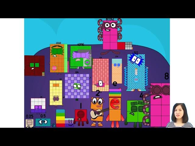 Numberblocks Band - Previous Yearblocks!Numberblocks Doubles Band To 8192 Part 02