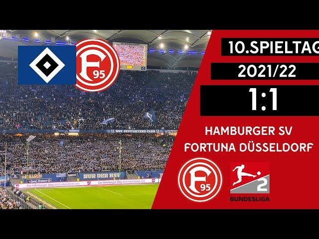 Party in Hamburg ! Hamburger SV - Fortuna Düsseldorf ( 1:1) Alle Tore & Highlights 16.10.2021