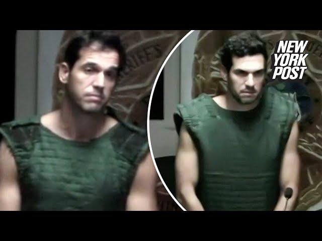 Twin real estate moguls Oren and Alon Alexander charged w/ serial rape wear suicide vests to court