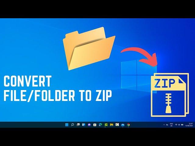 How to Convert Any File or Folder to a ZIP File using WinRAR – Quick & Easy Guide!