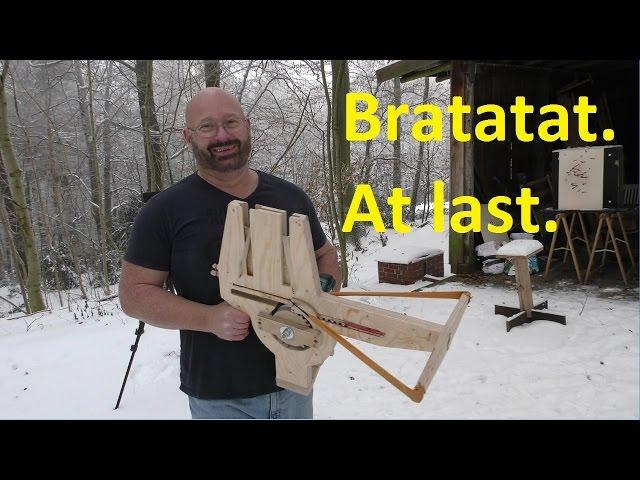 A Dream Came True: Home Made Full Auto Crossbow!