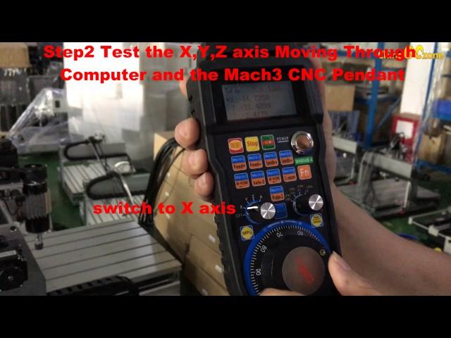 The MPG Handwheel to Control the Mach3 CNC Machine