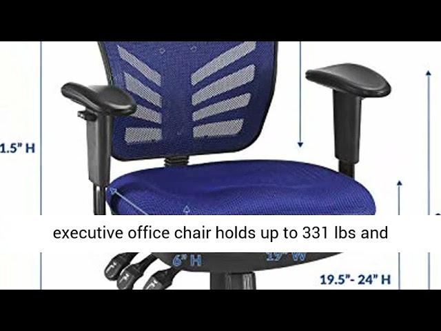 Modway EEI-757 Articulate Ergonomic Mesh Office Chair in Blue