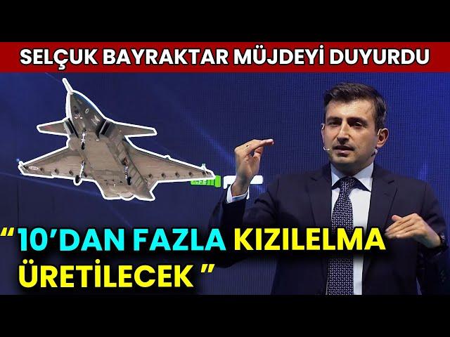 10'DAN FAZLA KIZILELMA ÜRETİLECEK! Selçuk Bayraktar F-16'yı Söndürecek Müjdeyi Duyurdu