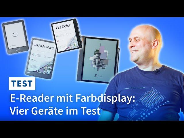 E-Book-Reader mit Farbdisplay im Test: Boox, Pocketbook, Tolino